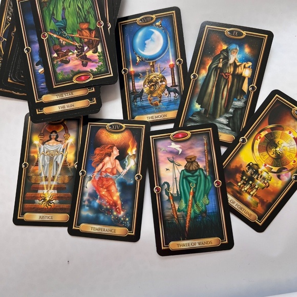 Gilded Tarot by Ciro Marchetti Tarot Deck 78 Cards Divinatory Occult Metaphysics - Picture 5 of 8
